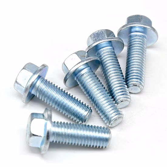 8.8 10.9 Hex Flange Screws M6 X 10 Hex Head Flange Bolt