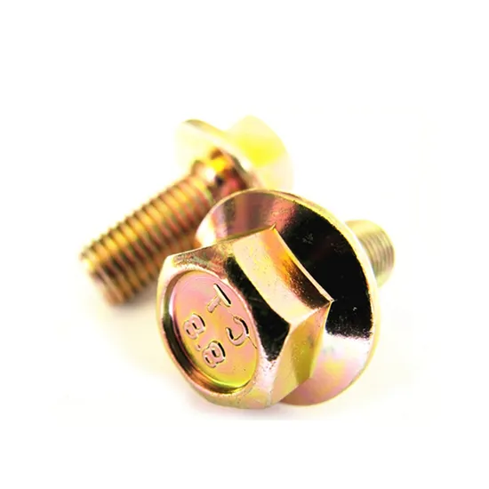 8.8 10.9 Hex Flange Screws M6 X 10 Hex Head Flange Bolt