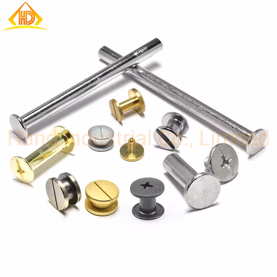 M3 M4 M5 6 8 10mm Funda Kydex Scabbard SUS304 Latón Acero Niquelado Latón antiguo Pistola Negro Bronce Tornillo Chicago