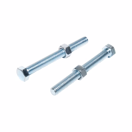 DIN912 DIN933 Ta2 Tornillos de titanio Tuercas en sujetadores Perno de acero inoxidable
