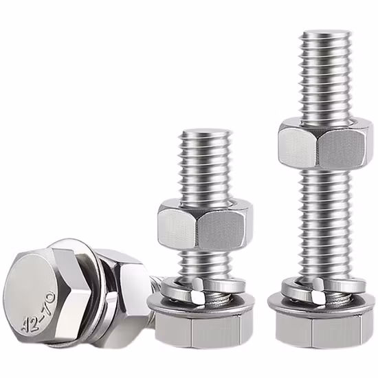 Perno de tuerca hexagonal de acero inoxidable de grado automotriz 8,8